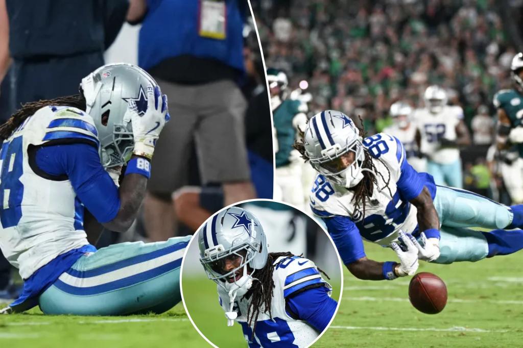 CeeDee Lamb of the Cowboys acknowledges he had a terrible weekend