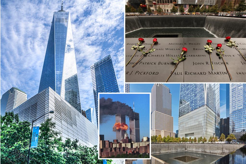 Ceremony at Ground Zero for the 24th anniversary of 9/11