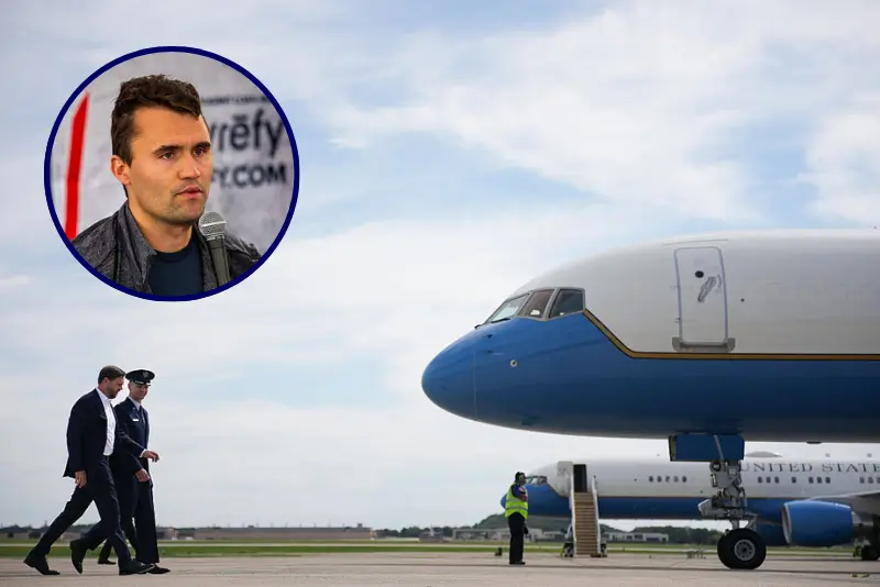 Charlie Kirk's coffin will be transported from Utah to Arizona on Air Force Two.