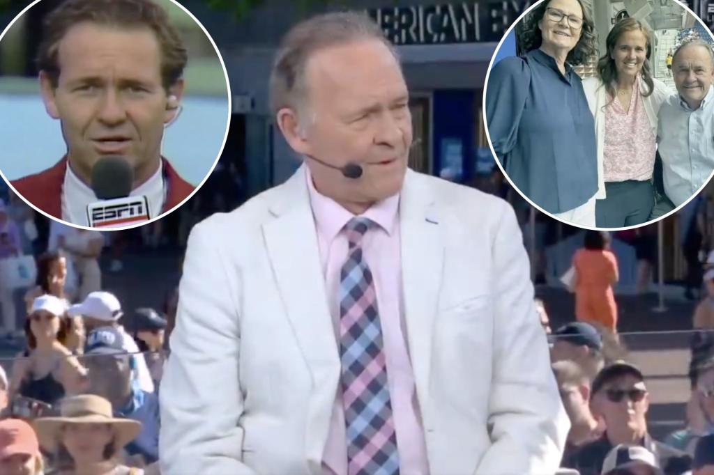 Cliff Drysdale, ESPN's longest-serving analyst, receives a heartfelt farewell at the US Open.