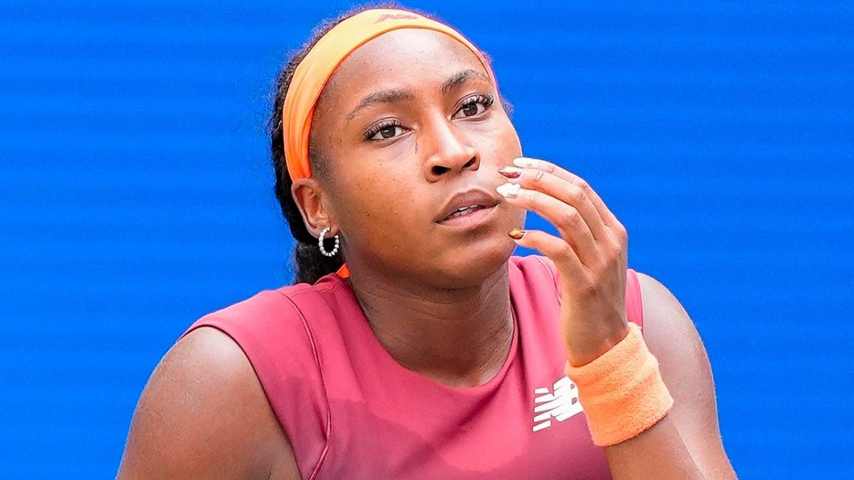 Coco Gauff was very emotional after her surprising loss to Naomi Osaka at the US Open.