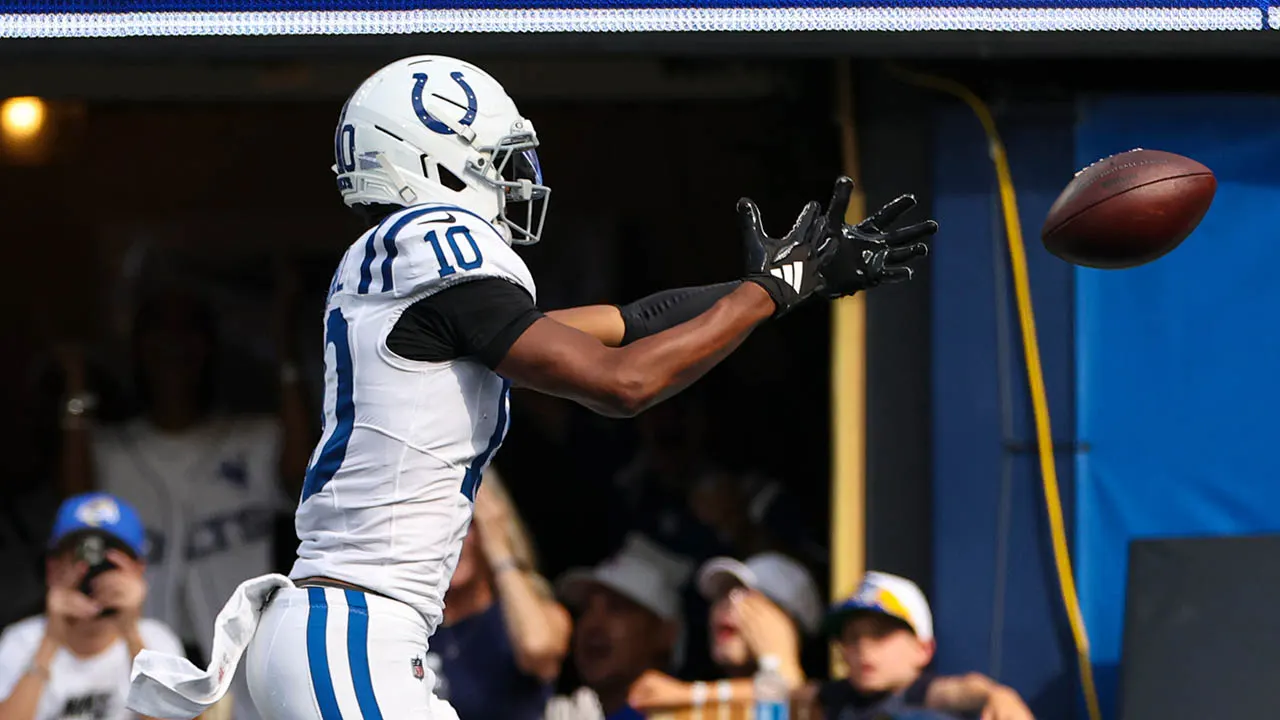Colts' Adonai Mitchell leads to missed points in close defeat