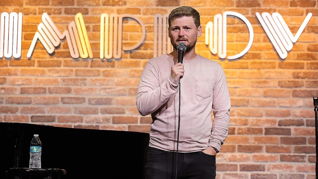 Comedian Drew Lynch describes his stutter as a 'blessing' that started his career.