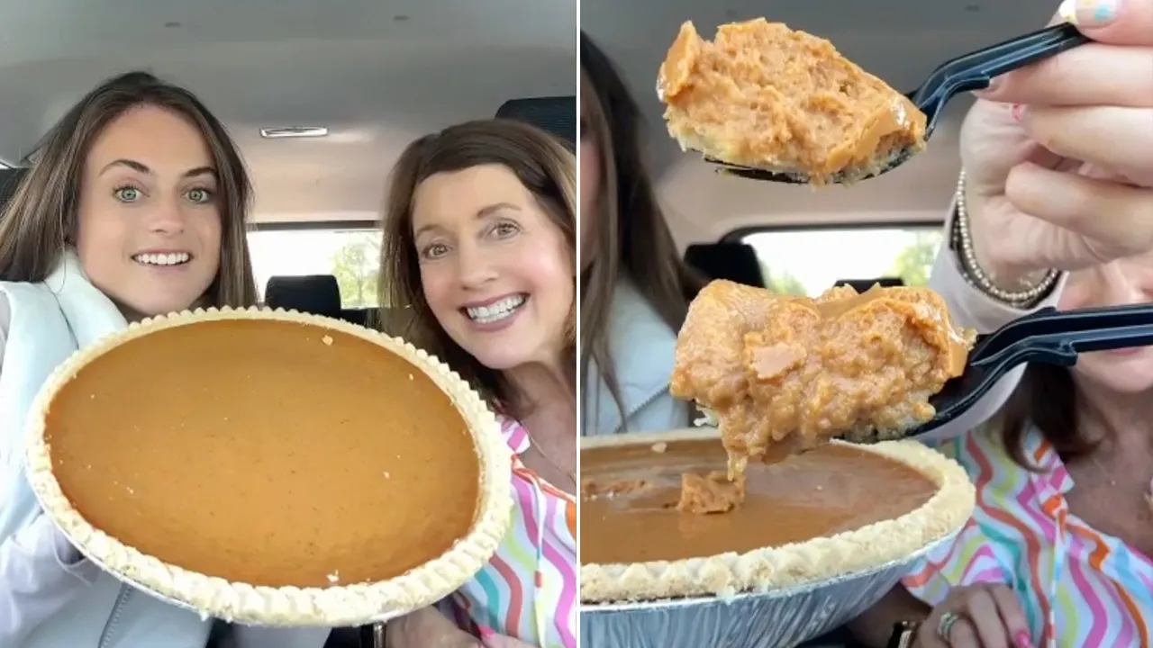 Costco's large pumpkin pie is back for the holidays at the same price of $5.99.