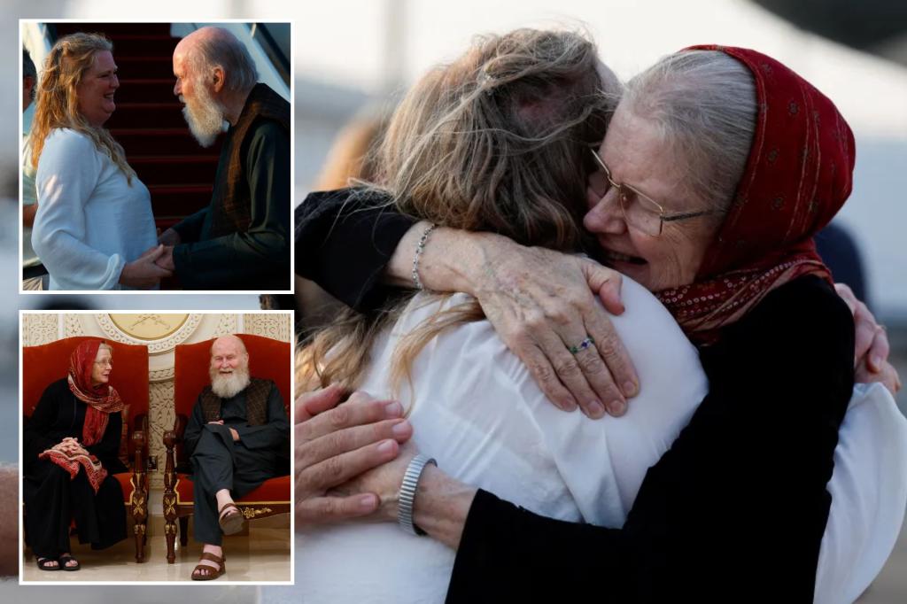 Couple Peter and Barbie Reynolds freed by the Taliban in Afghanistan