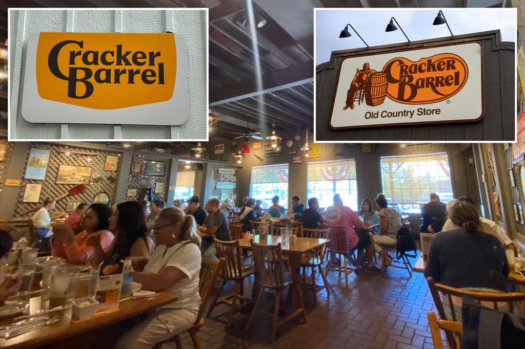 Cracker Barrel experiences drop in sales following backlash over logo changes.