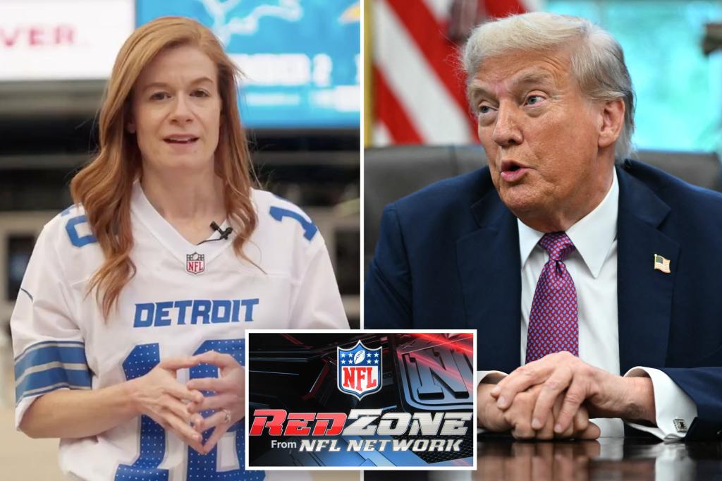 Critics condemn President Trump as RedZone concludes ad-free football