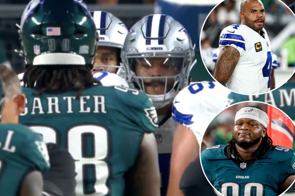 Dak Prescott shares his perspective following the release of a new video in the Eagles' spit-gate incident.