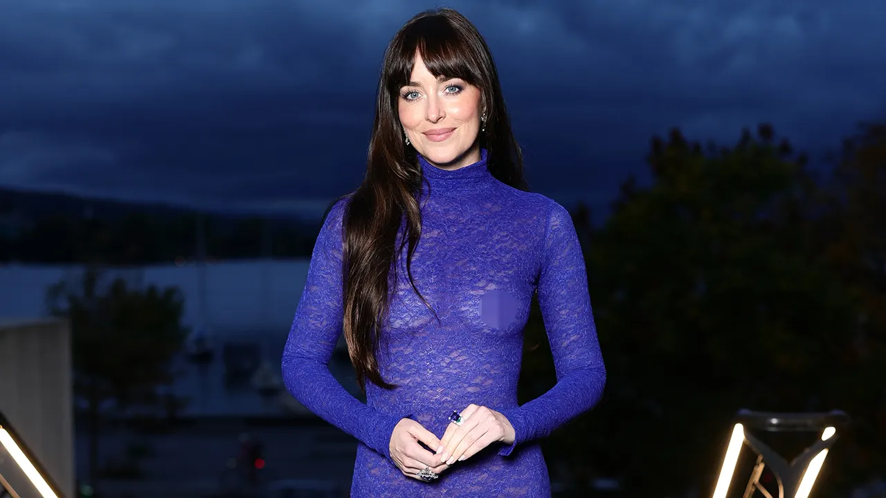 Dakota Johnson dons a stunning Gucci dress at the Zurich Film Festival.