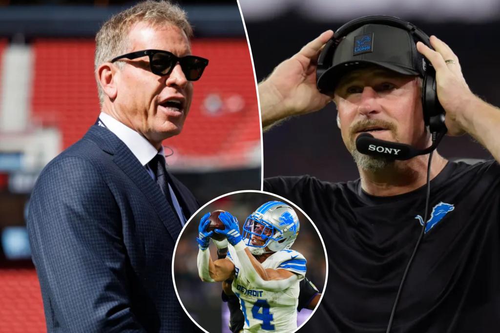 Dan Campbell's bold decision surprised Troy Aikman on Monday Night Football.
