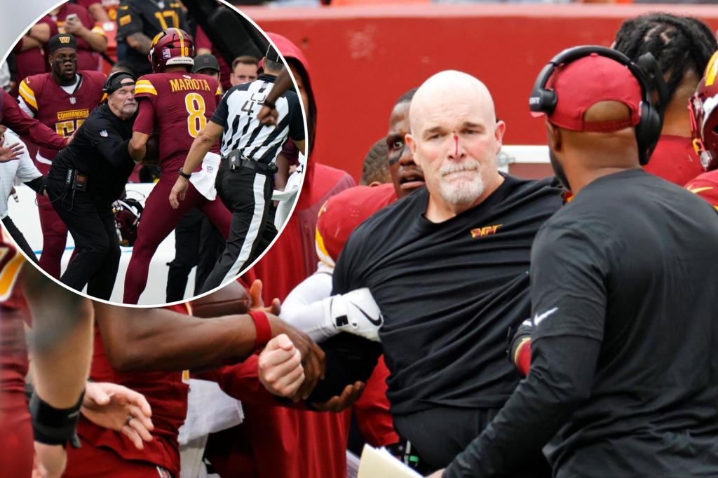 Dan Quinn injured in a direct clash with Marcus Mariota