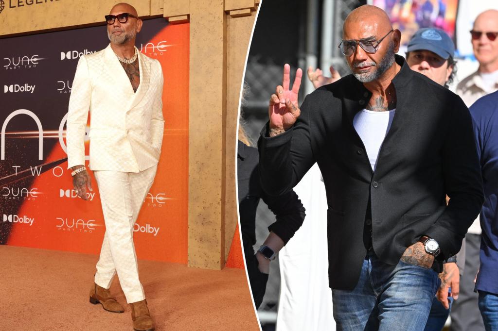 Dave Bautista will not collaborate with those who complain and have a negative attitude on film sets.