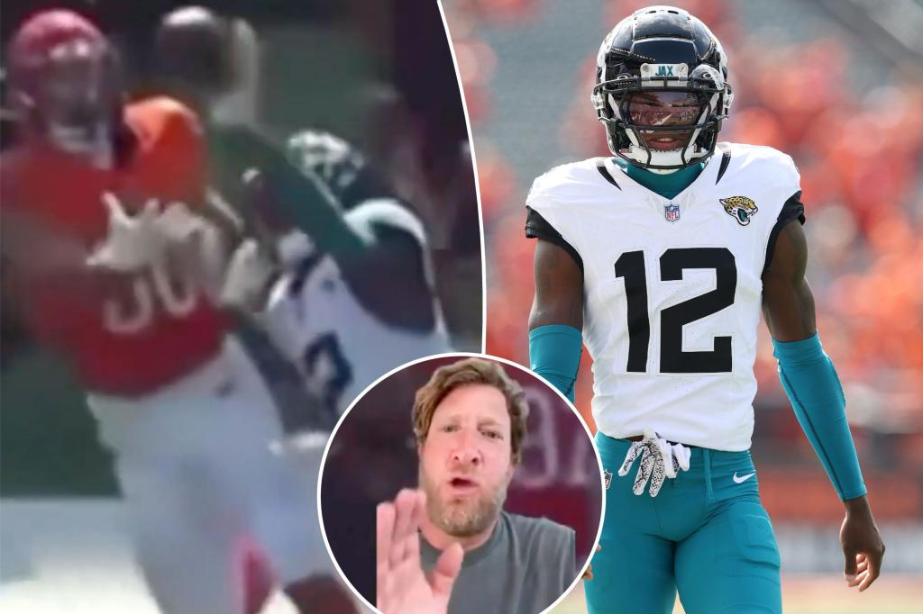 Dave Portnoy reacts strongly to 'disgusting' call in Jaguars-Bengals game