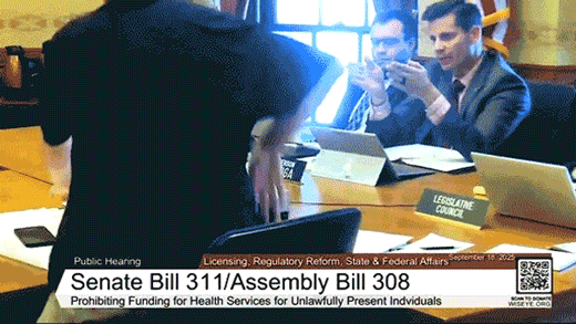 Debate over Wisconsin immigration bill becomes chaotic in Senate committee