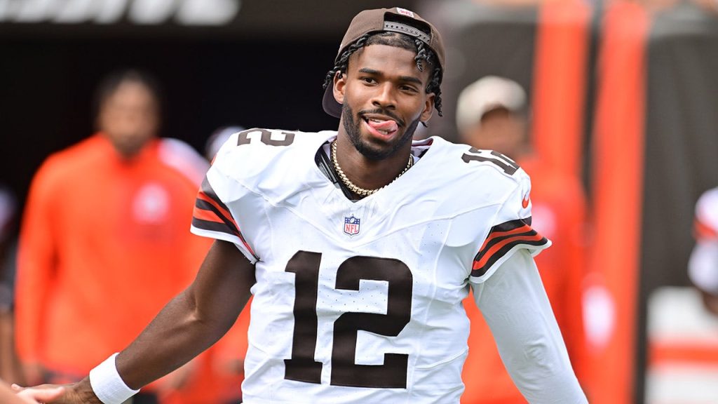 Deion Sanders expects his son, Shedeur, to be the starting quarterback for the Browns this season.