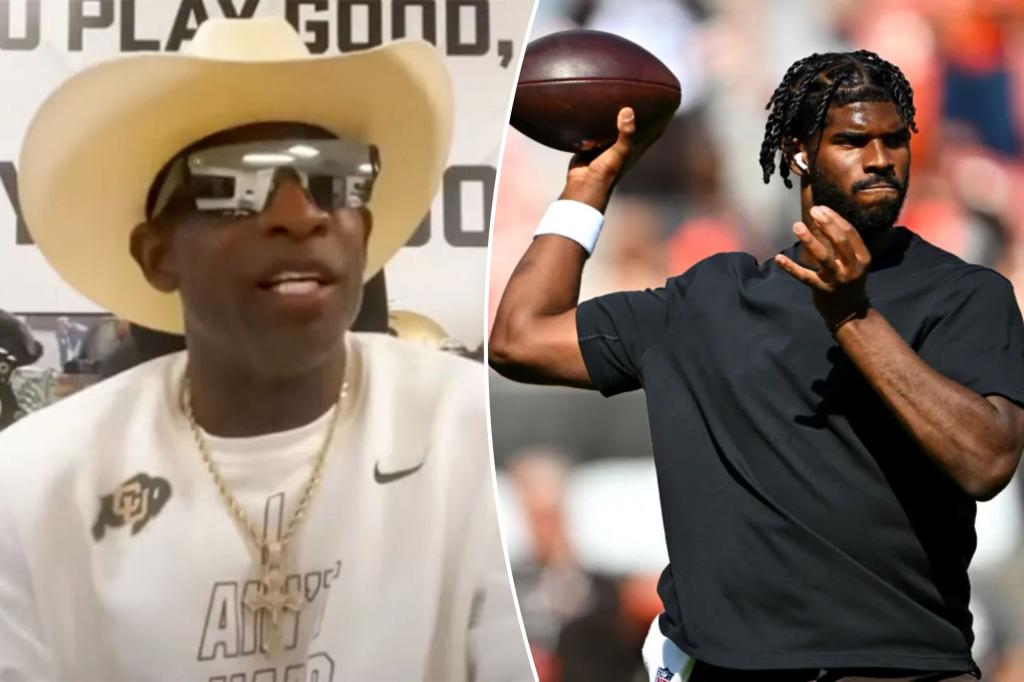 Deion Sanders reveals Shedeur Sanders' interest from the Eagles