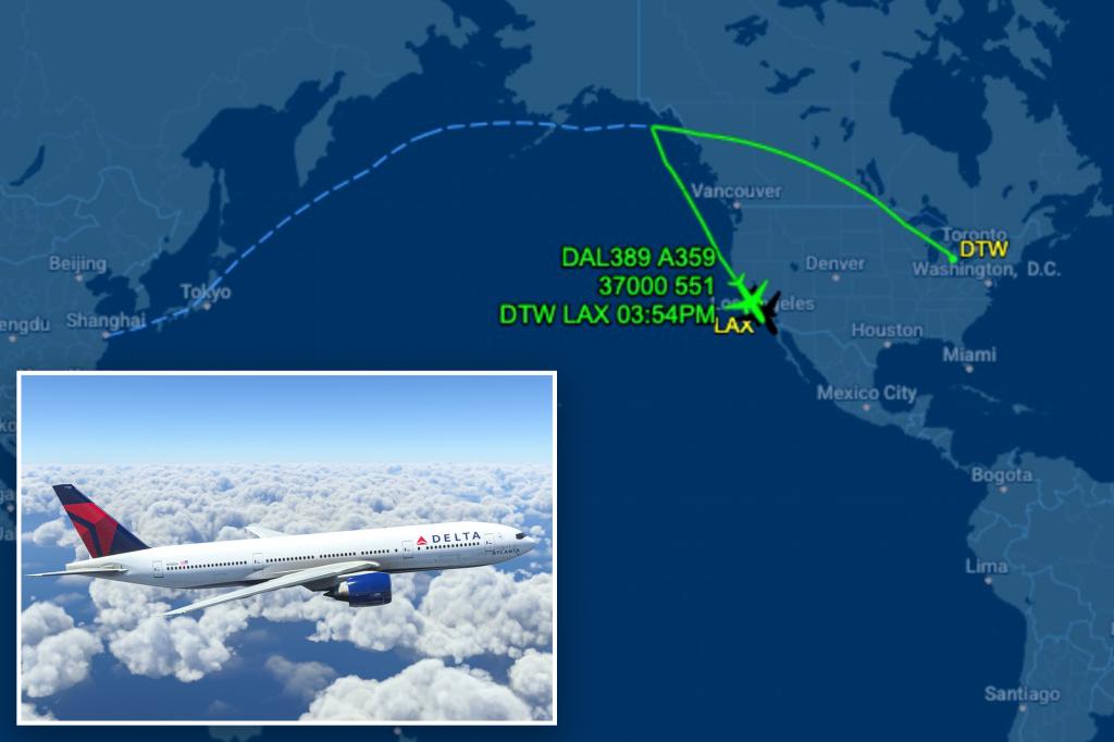 Delta flight reroutes 2,000 miles due to pilot's illness
