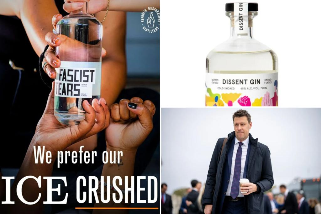 Democratic Representative Josh Riley discreetly invested in a DC distillery that offers 'Fascist Tears Vodka' and enjoys 'ICE Crushed'
