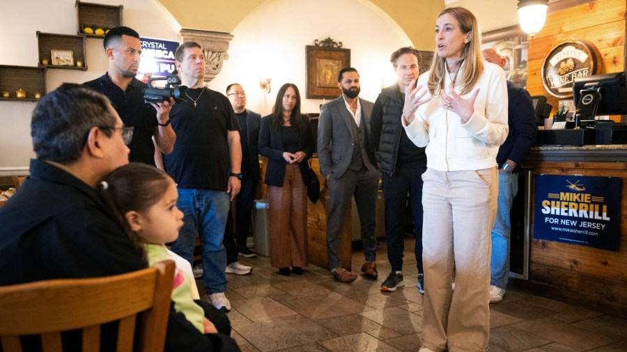 Democrats aim for a boost in the off-year elections in New Jersey and Virginia