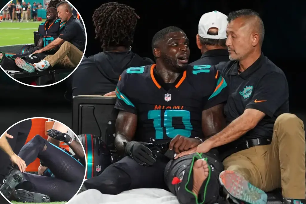 Details on Tyreek Hill's injury disclosed after alarming incident in Dolphins' Monday night victory