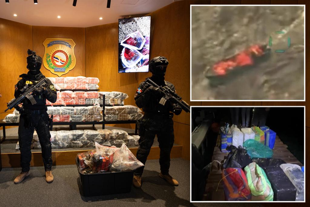 Dominican Republic reports the capture of 377 cocaine packages from a speedboat destroyed by the US Navy.