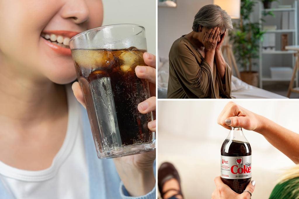 Drinking a daily diet soda may speed up brain aging, research shows