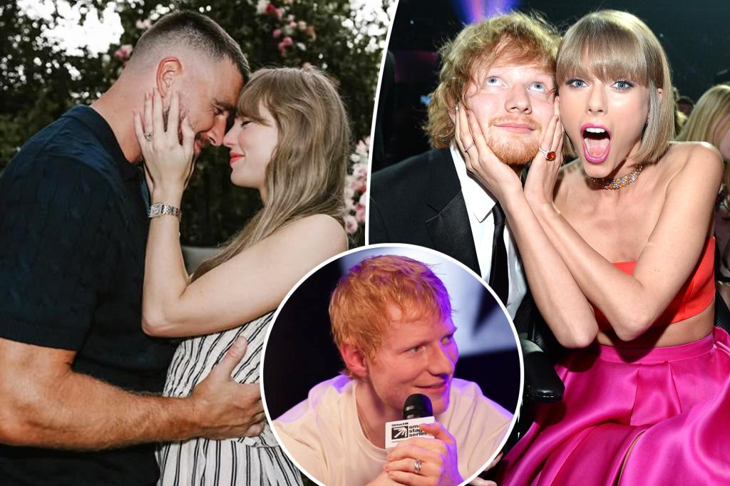 Ed Sheeran learned about Taylor Swift's engagement through Instagram.