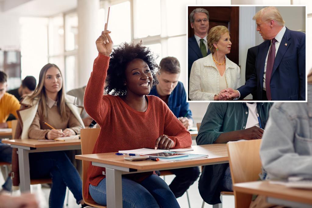 Education Secretary McMahon plans to advise schools on reading, AI, and classroom behavior.