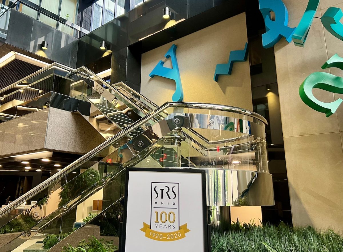 Educators take legal action to retain authority over Ohio pension board.