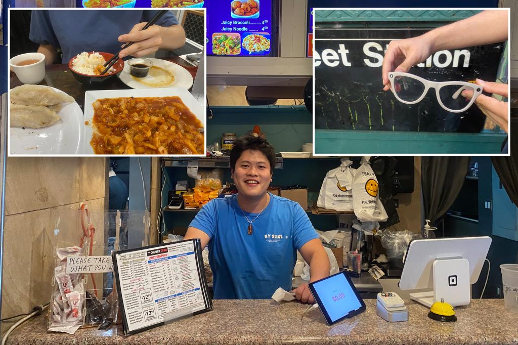 Elizabeth Eats NYC supports the use of Meta glasses to record servers.