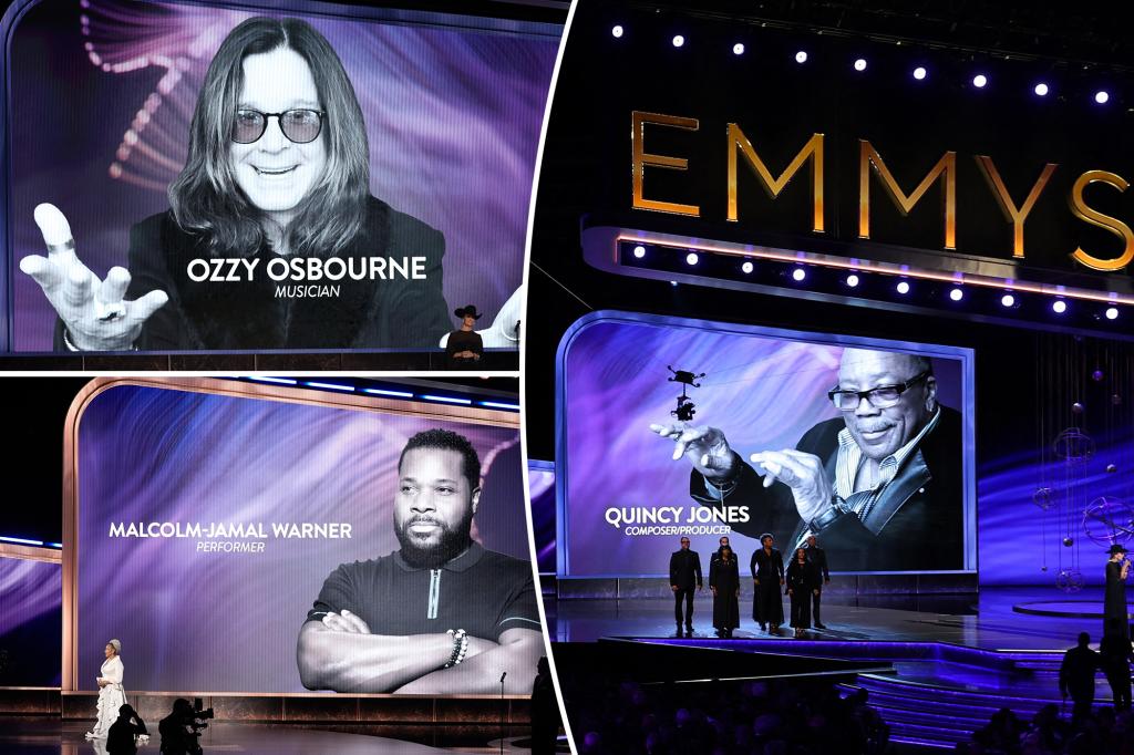 Emmys 2025 pays tribute to Malcolm-Jamal Warner, Ozzy Osbourne, Anne Burrell, and others who have passed away.
