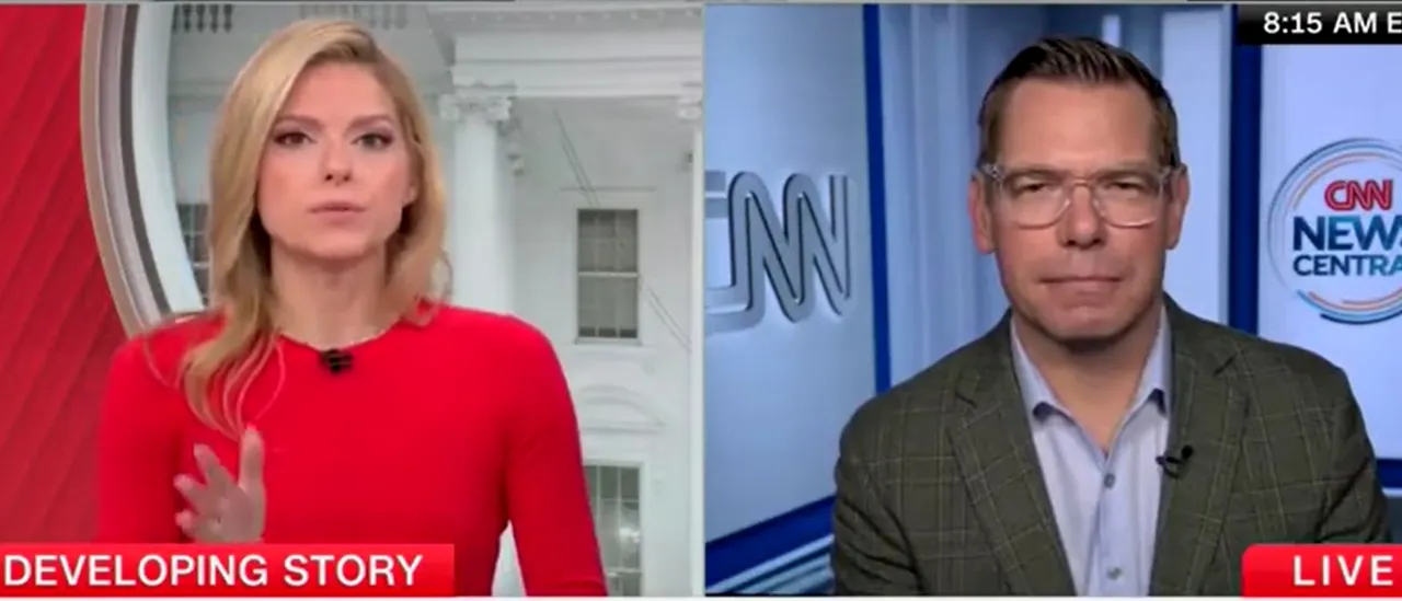 Eric Swalwell States Democrats Will Focus on Private Individuals Collaborating with Trump