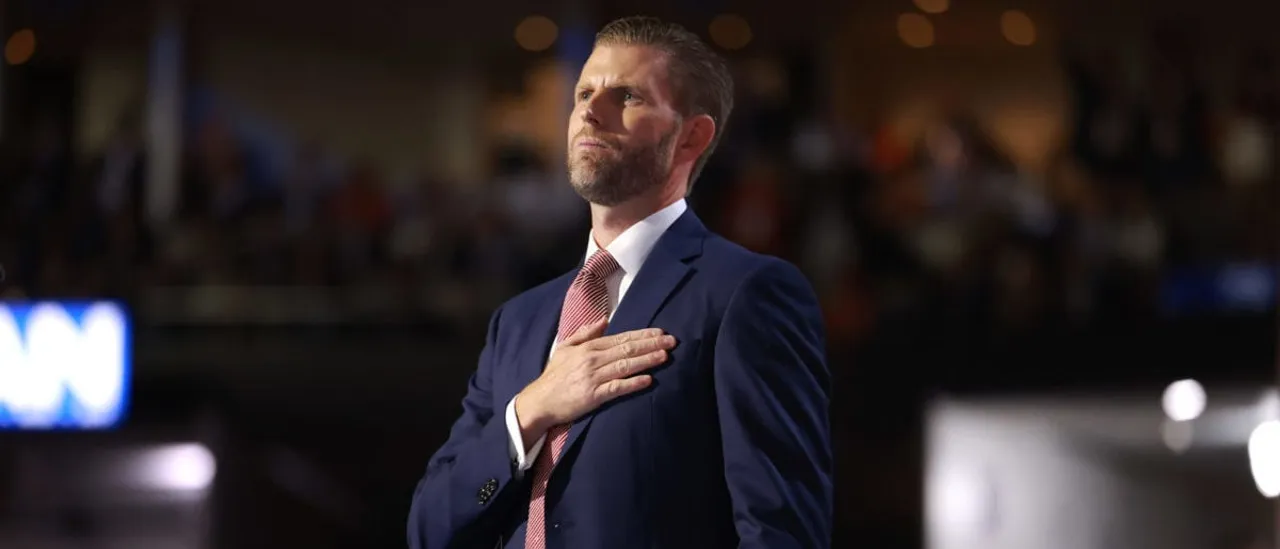 Eric Trump Gives Earnings From His Popular Book to Turning Point USA