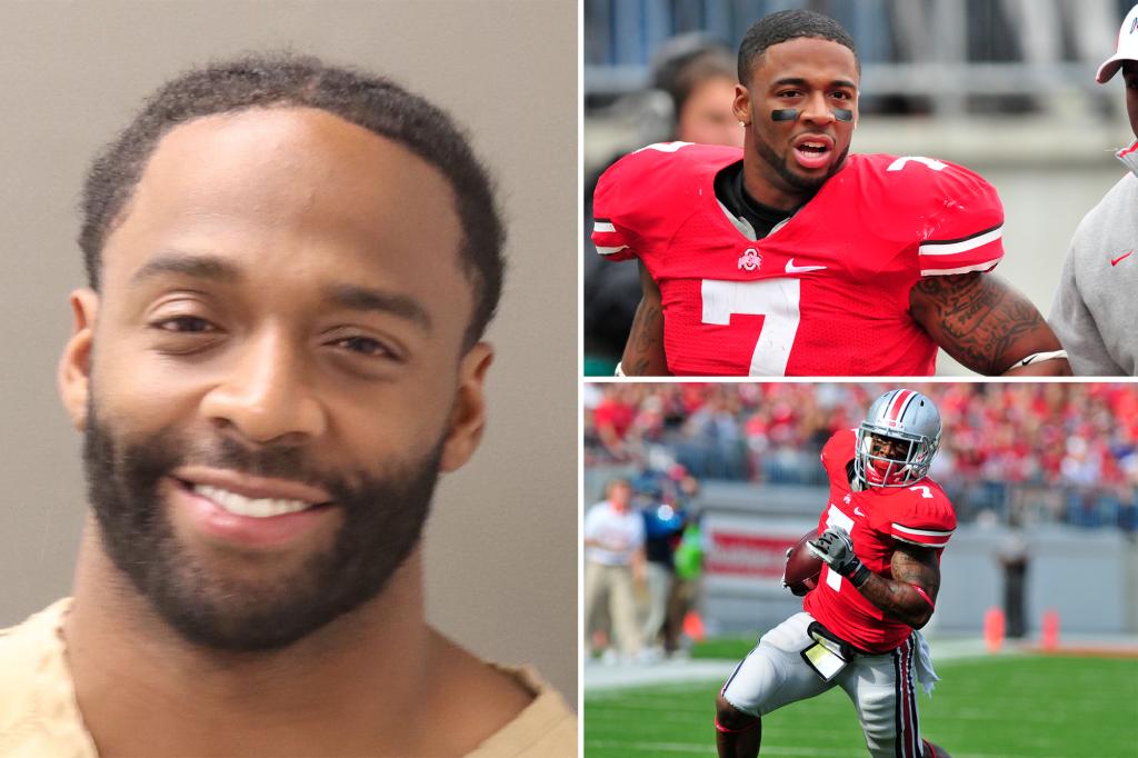 Ex-Ohio State running back charged with violently pulling someone from a car and beating them unconscious