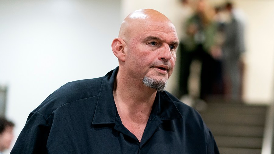 Fetterman cautions that Democratic discussions of ‘autocracy’ conflict with the party's approach to government funding.