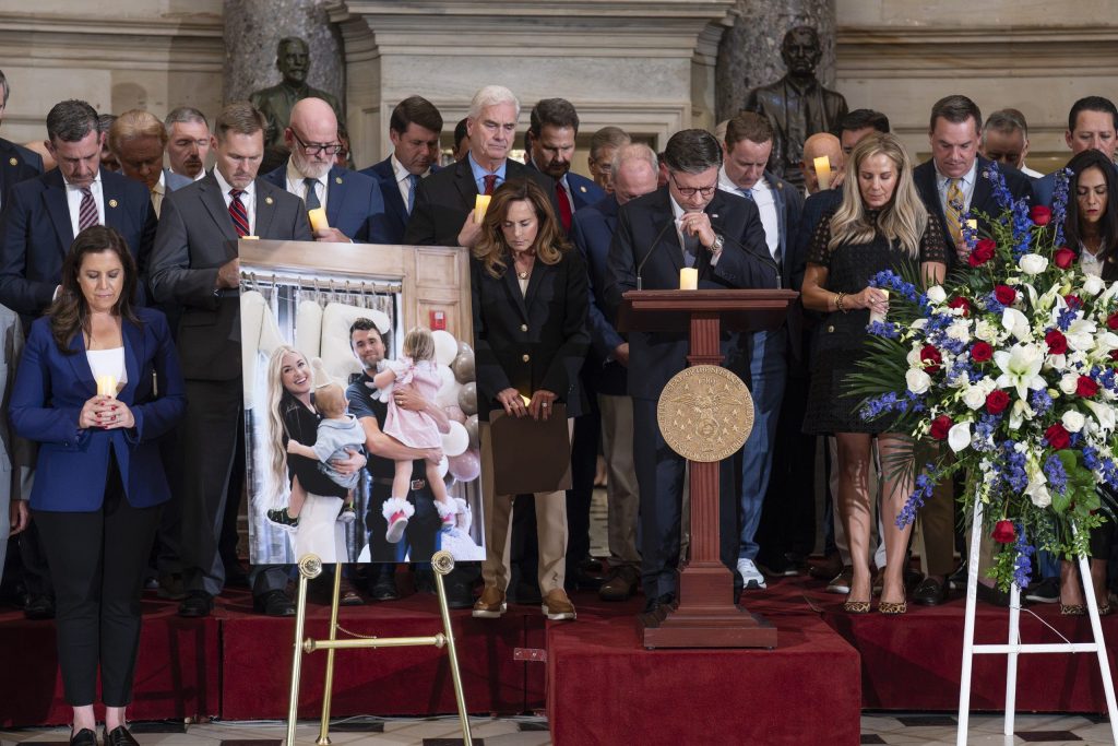 Few people attended the prayer vigil for Charlie Kirk at Capitol Hill.