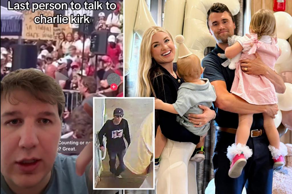 Final person to converse with Charlie Kirk acknowledges the dark irony in claiming the left is peaceful just moments before the assassination.