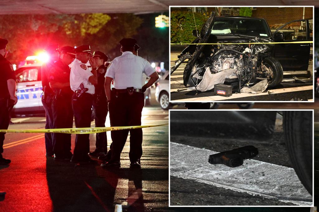 Five suspects, mainly teenagers, are facing murder charges in a fatal drive-by shooting on Labor Day outside a popular marijuana location in NYC.