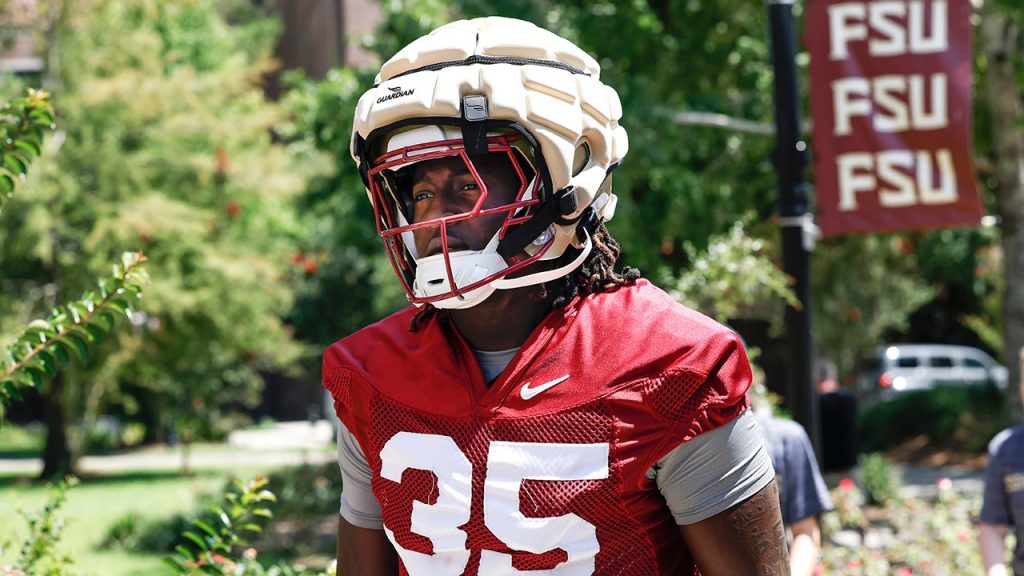 Florida State pays tribute to Ethan Pritchard during the game