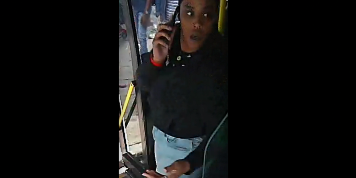 Footage captures chaotic scene of a woman pushing an older passenger off a city bus, leading to a terrible fall onto the sidewalk.