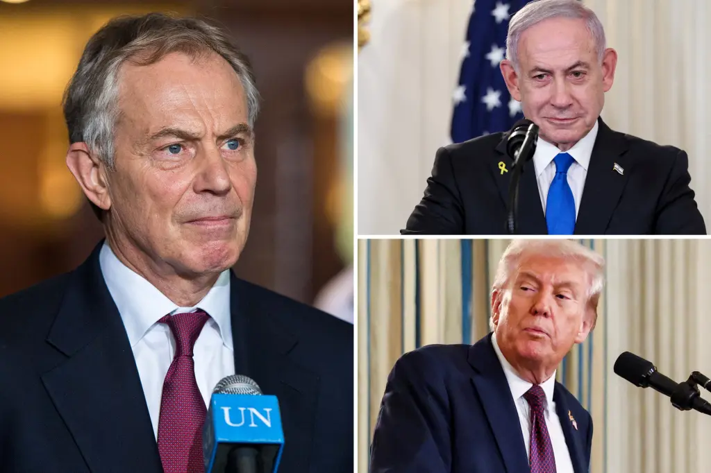 Former UK Prime Minister Tony Blair to assist in managing Gaza as part of Trump's peace initiative