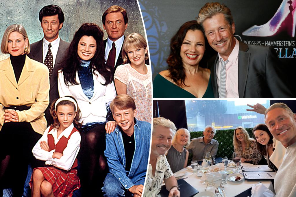 Fran Drescher connects with her 'The Nanny' co-star Charles Shaughnessy