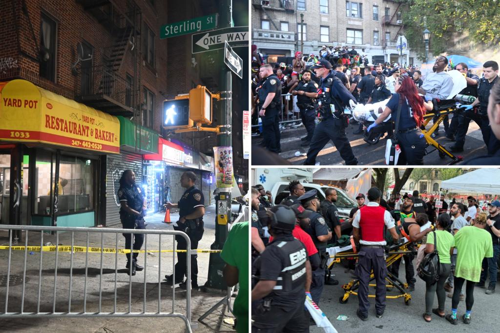 Gang member arrested for attempted murder following shootings at West Indian Day Parade in NYC.