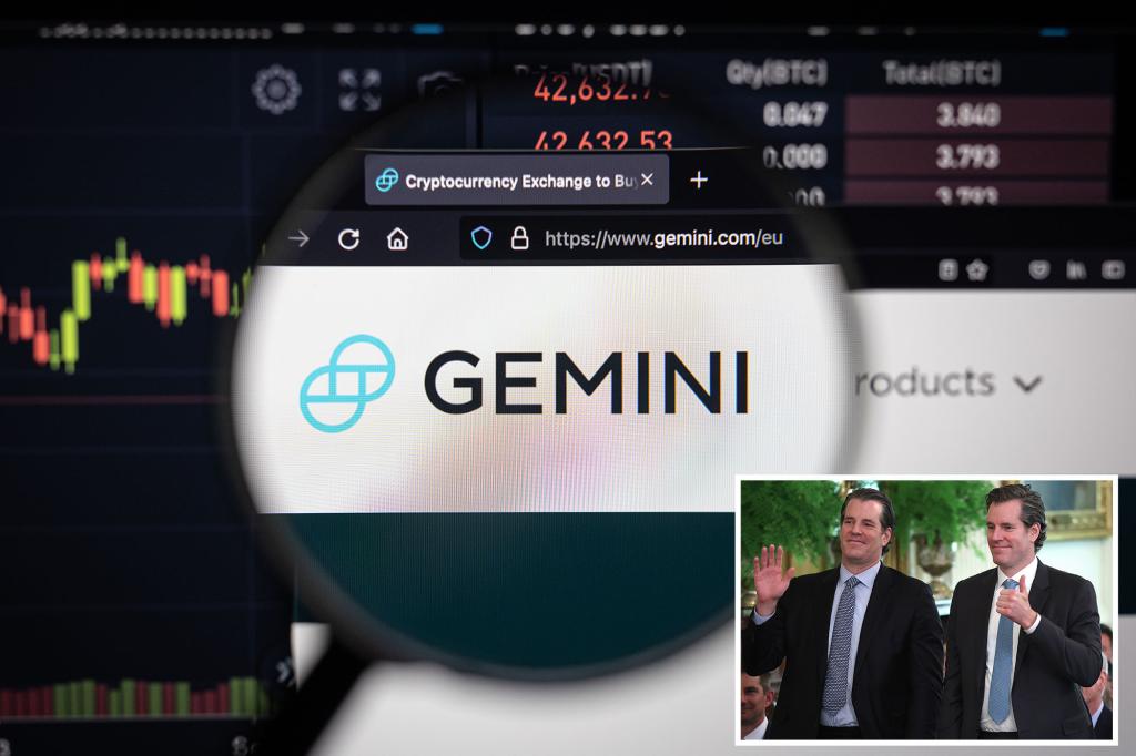 Gemini's stock rises 32% in its NYSE debut after setting IPO price higher than expected.