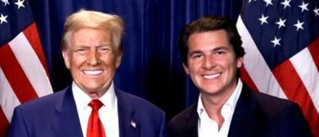 Gen Z Republican connected to Trump runs for the position of the youngest member of Congress