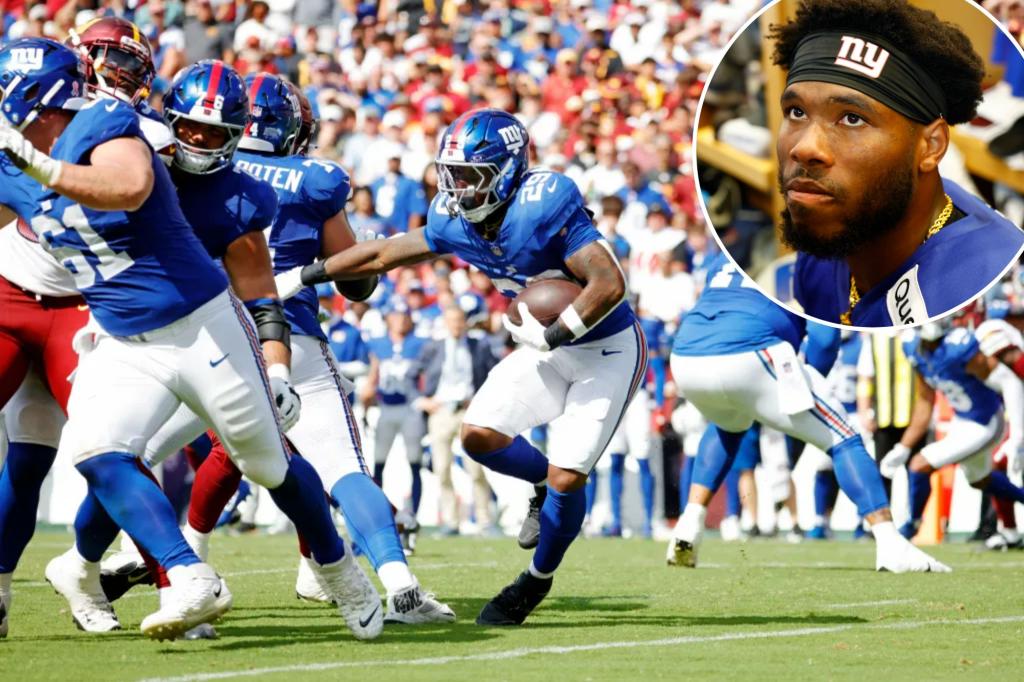 Giants are making the absence of a strong rushing game a priority as they head into Week 2.