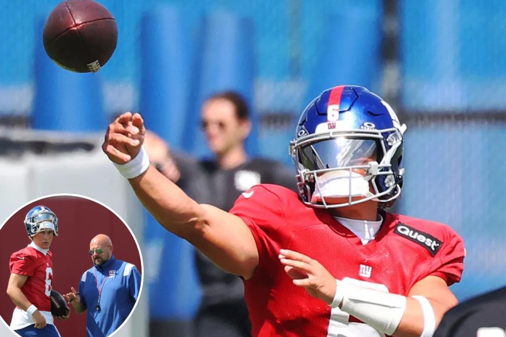 Giants have a set of plays for Jaxson Dart against the Commanders