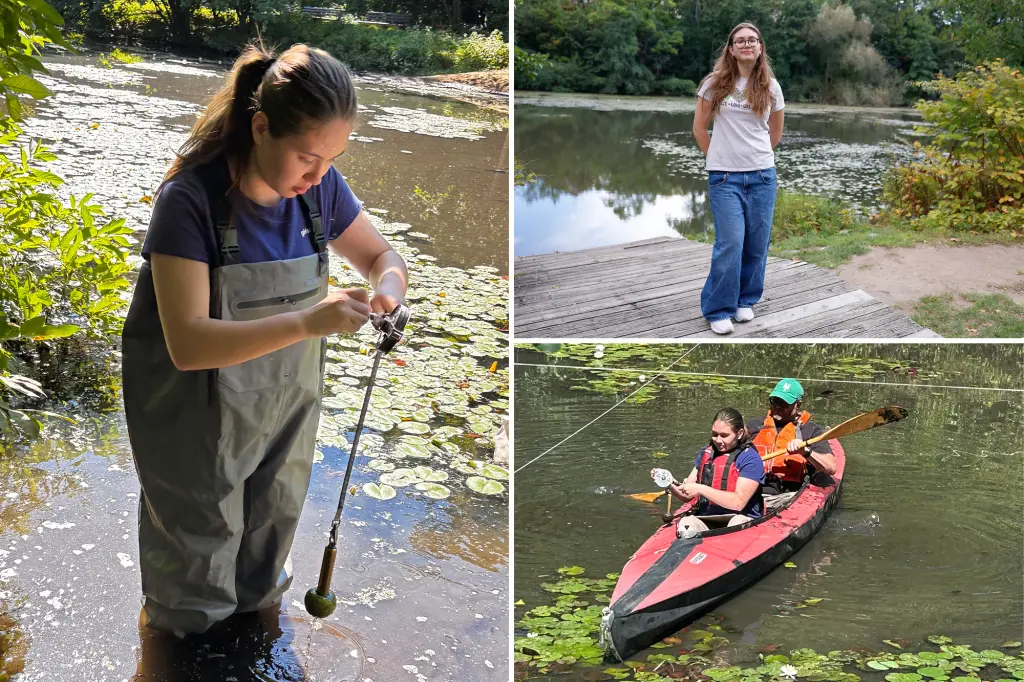 Girl Scout finds that a cherished pond in NYC has nearly lost 94% of its depth, endangering local wildlife.