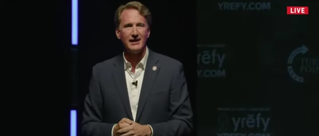 Glenn Youngkin Encourages Audience to Carry on Kirk's Legacy