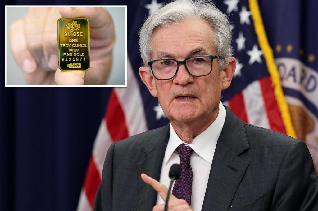 Gold approaches record high as Fed plans interest rate reduction